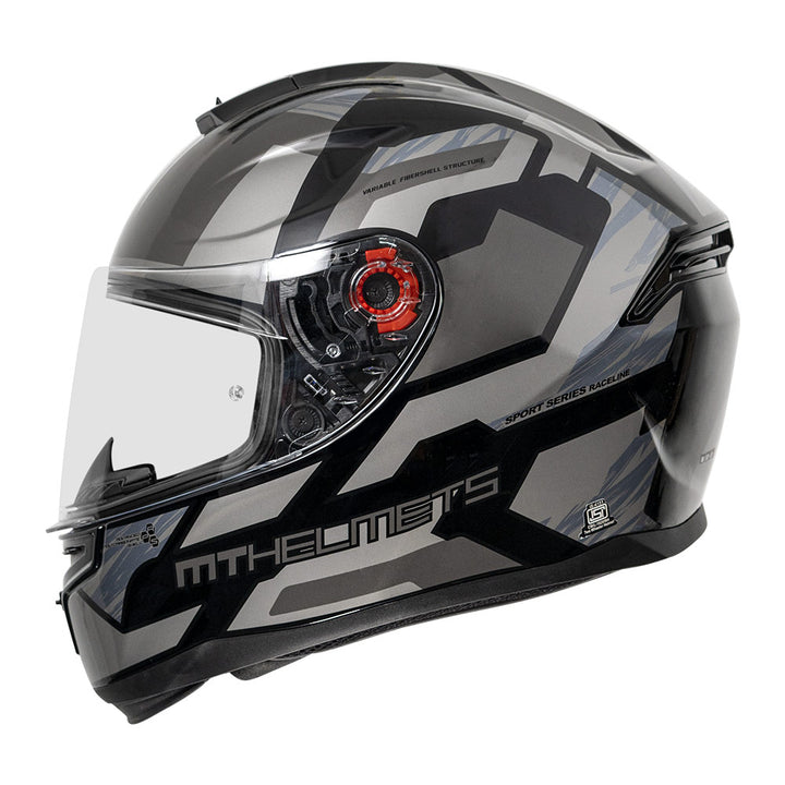 MT Hummer Scratch Helmet grey side