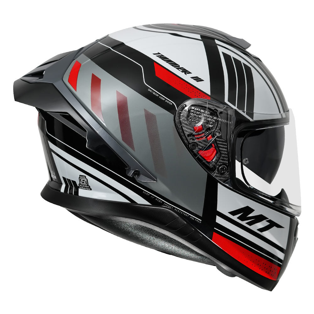 MT Thunder3 Pro Open Helmet red
