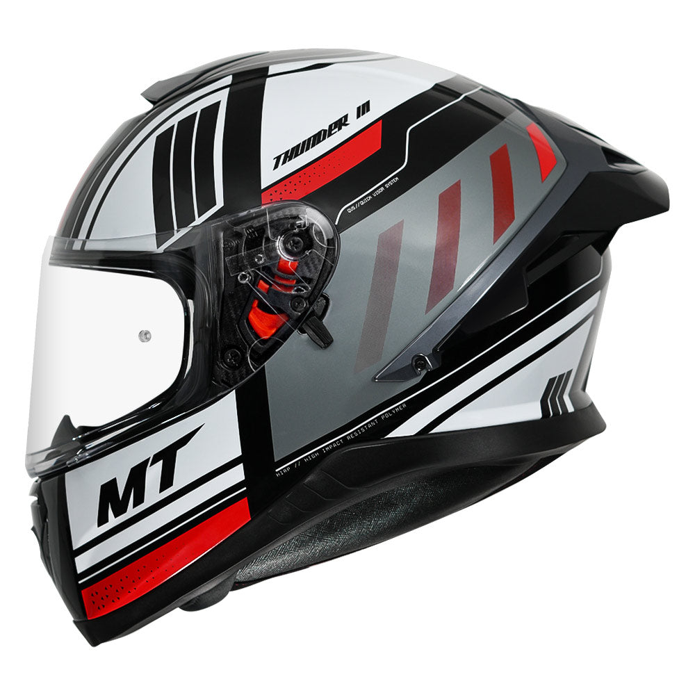 MT Thunder3 Pro Open Helmet red side