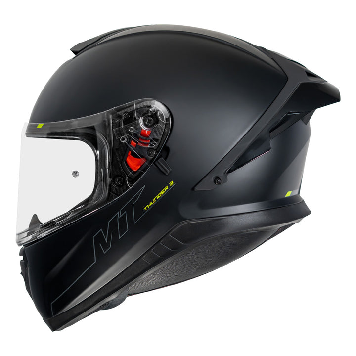 MT Thunder3 Pro Solid Helmet (Matt) side