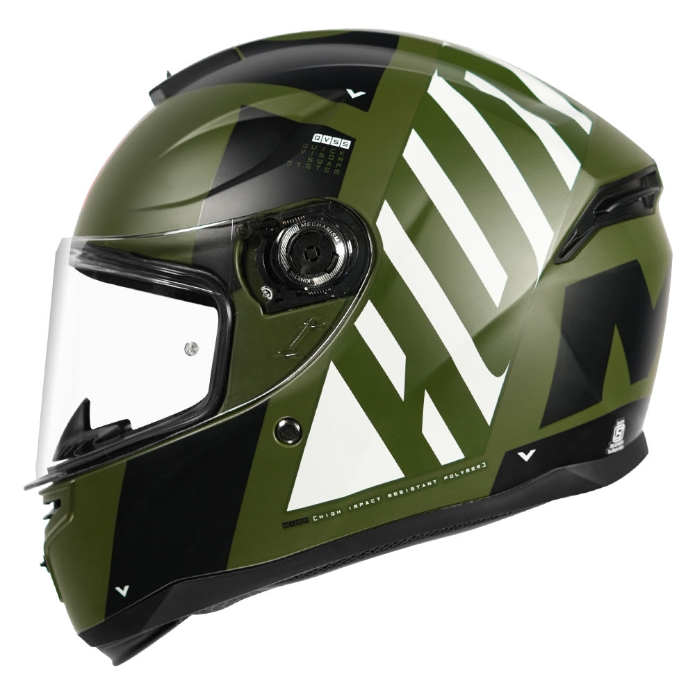 MT Hummer B Air Helmet military green side