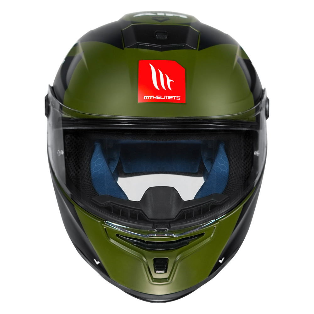 MT Hummer B Air Helmet military green front