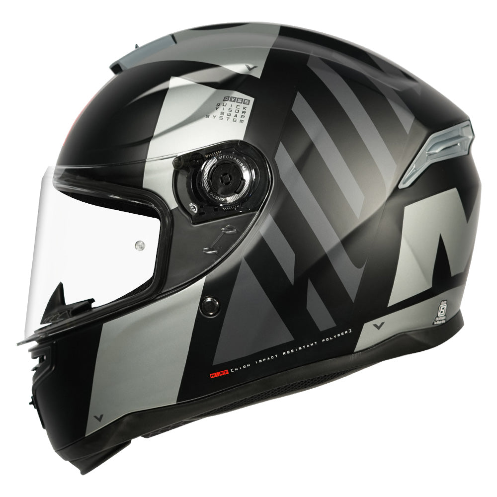 MT Hummer B Air Helmet grey side