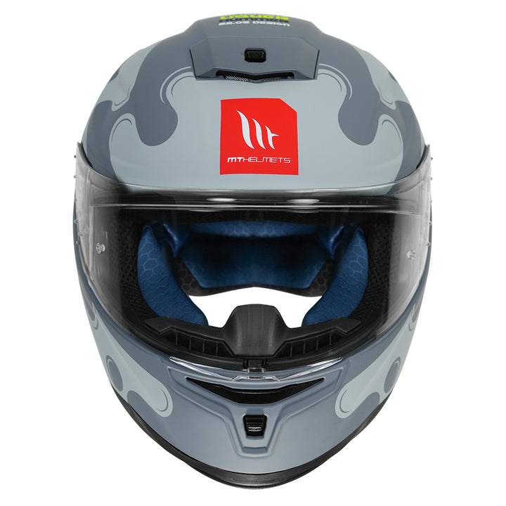 MT Hummer Liquer Helmet grey front