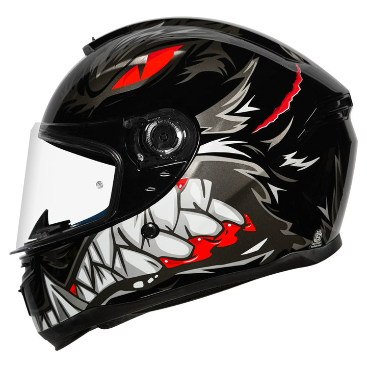 MT Hummer B Lycan Helmet black side