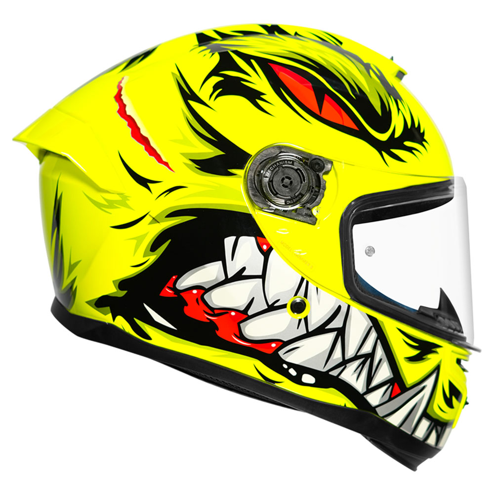 MT Hummer B Lycan Helmet fluorescent yellow