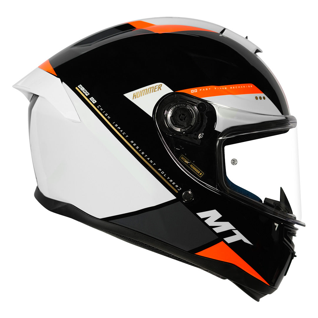 MT Hummer B MIR Helmet orange