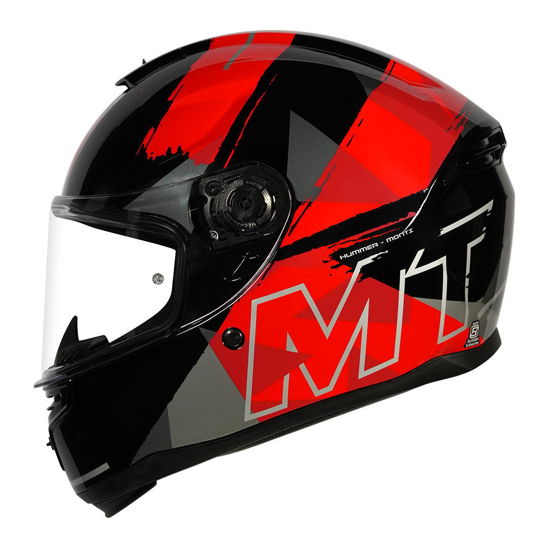 MT Hummer B Monti Helmet red side