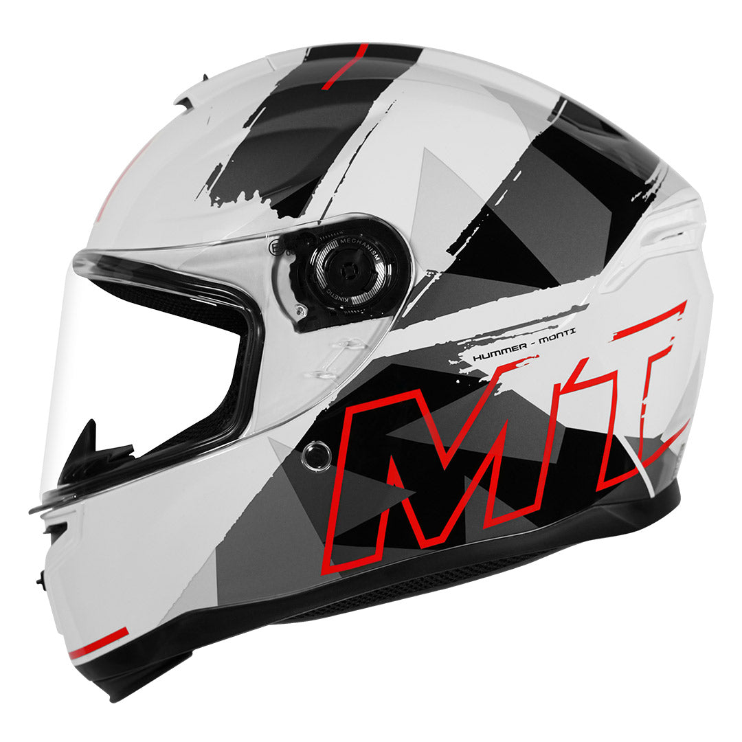 MT Hummer B Monti Helmet white side