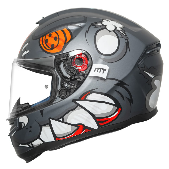 MT Hummer Teedy Helmet grey side