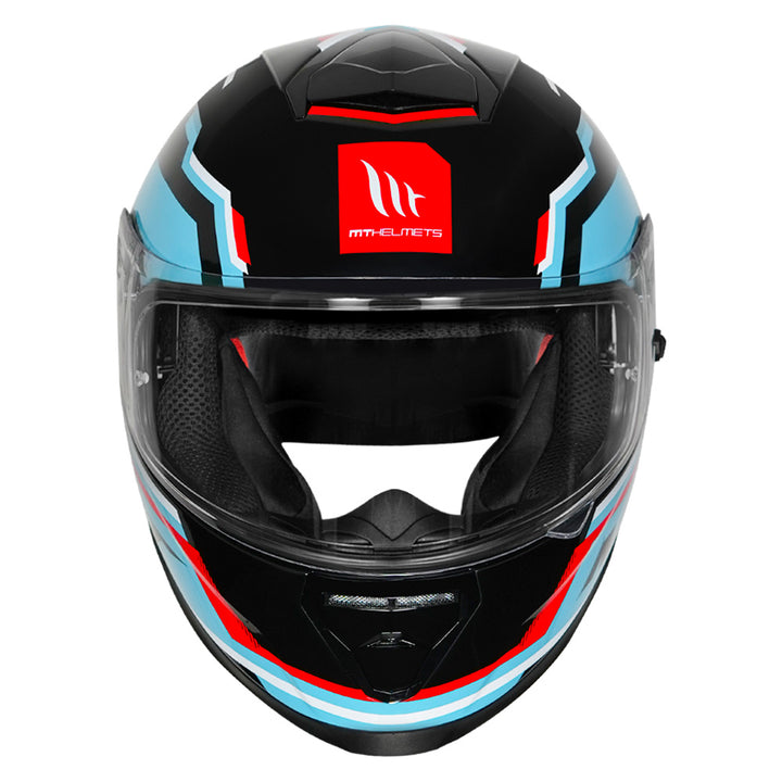 MT Thunder3 Pro Blaze Helmet blue front