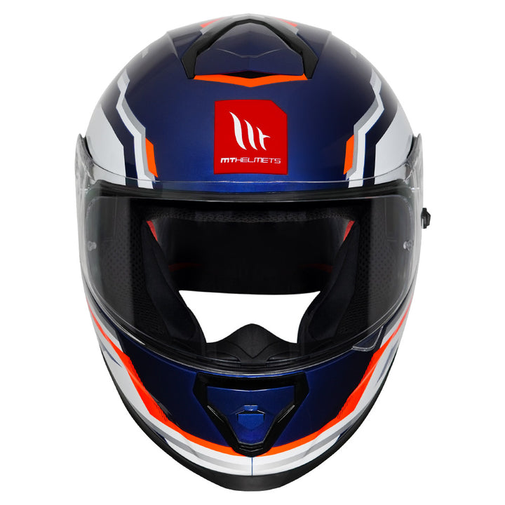 MT Thunder3 Pro Blaze Helmet orange front