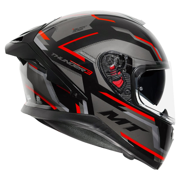 MT Thunder3 Pro Blaze Helmet red