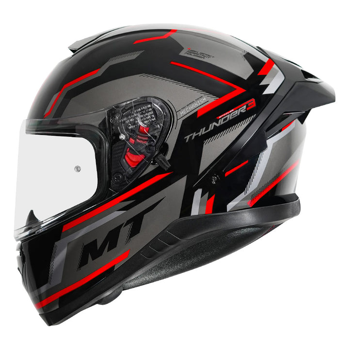 MT Thunder3 Pro Blaze Helmet red side