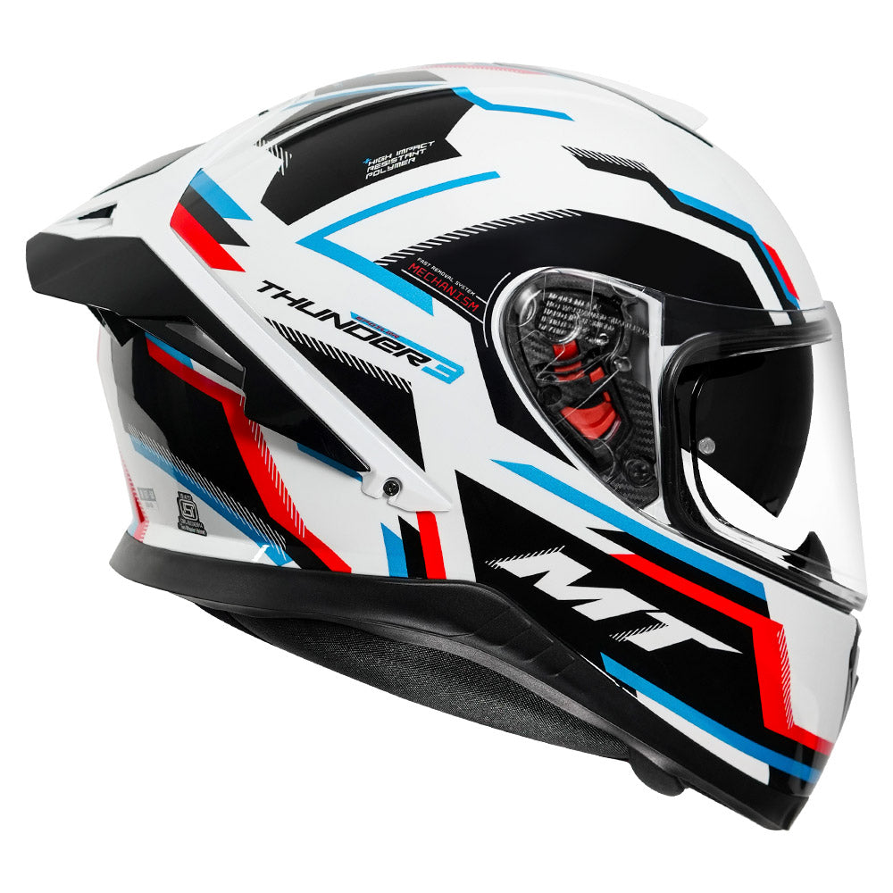 MT Thunder3 Pro Blaze Helmet white