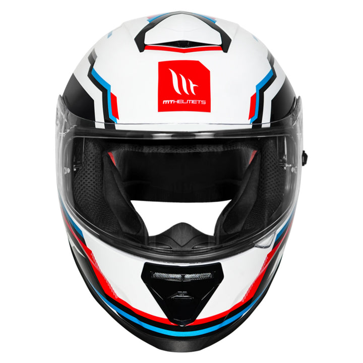 MT Thunder3 Pro Blaze Helmet white front