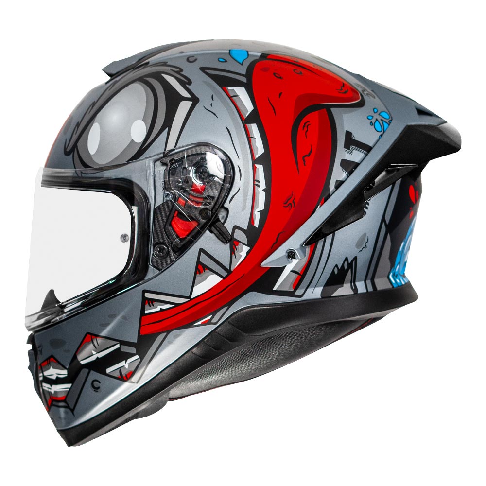MT Thunder3 Pro Creature Helmet grey side