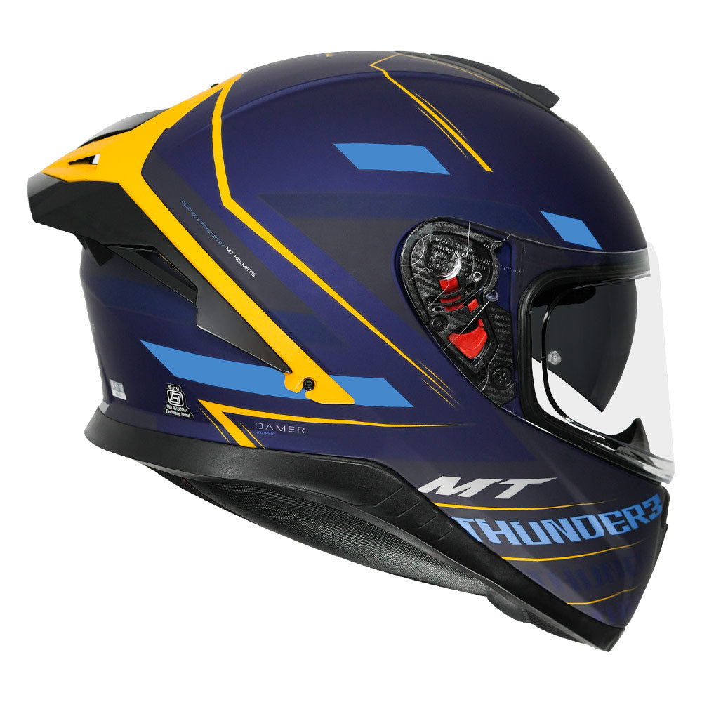 MT Thunder3 Pro Damer Helmet matt blue