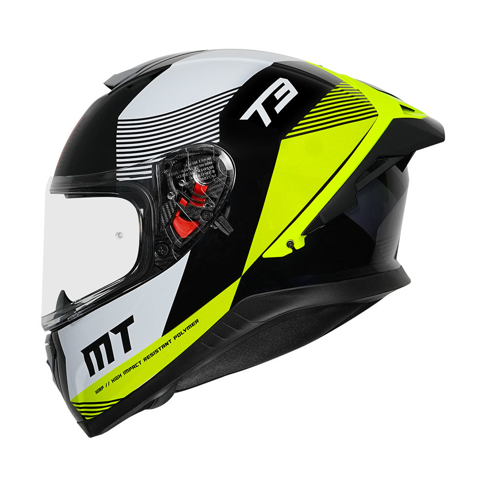 MT Thunder3 Pro Diversity Helmet fluorescent yellow side