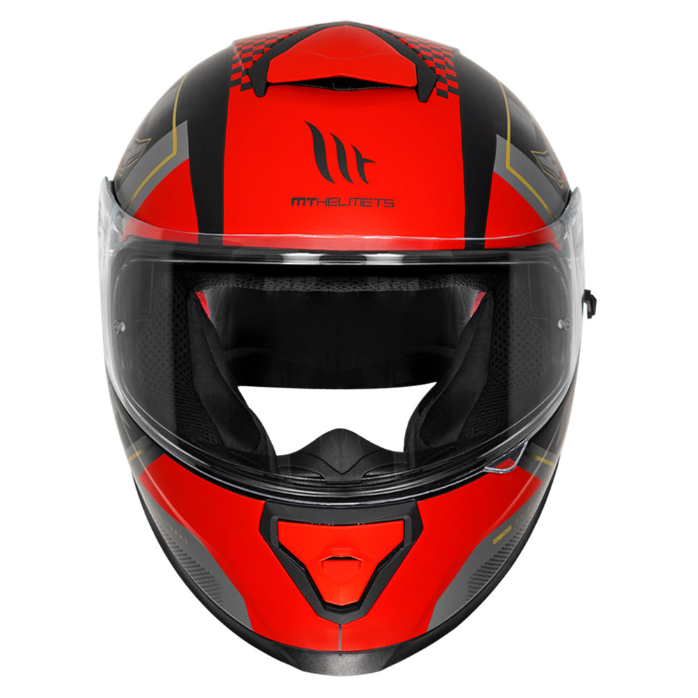 MT Thunder3 Pro Isle of Man Helmet red front