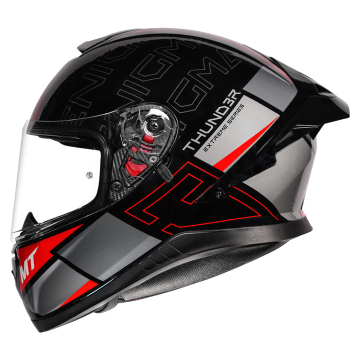 MT Thunder3 Pro Enigma Helmet red side