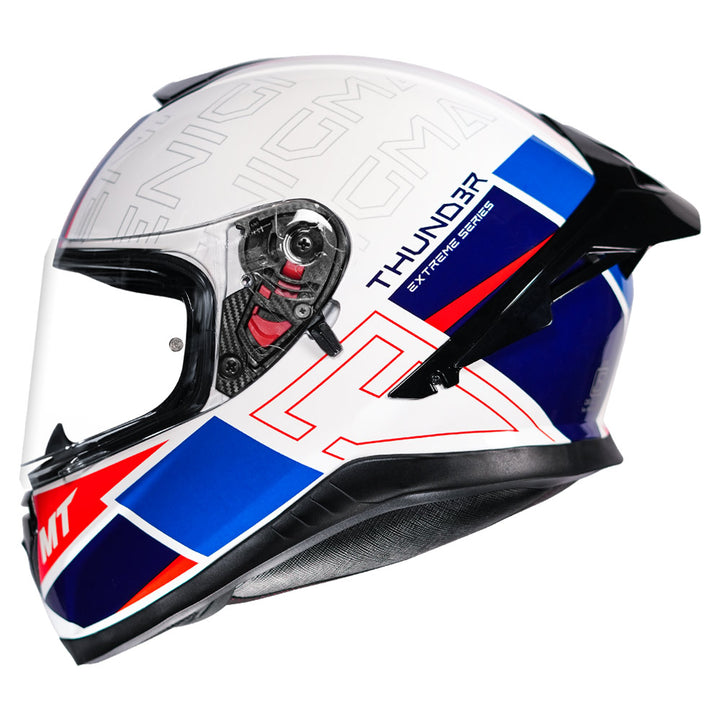 MT Thunder3 Pro Enigma Helmet blue side