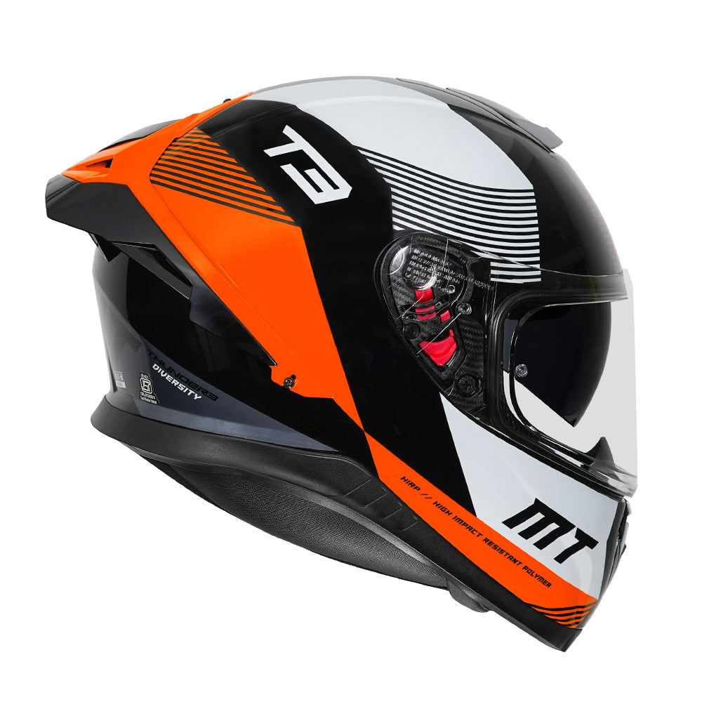 MT Thunder3 Pro Diversity Helmet orange