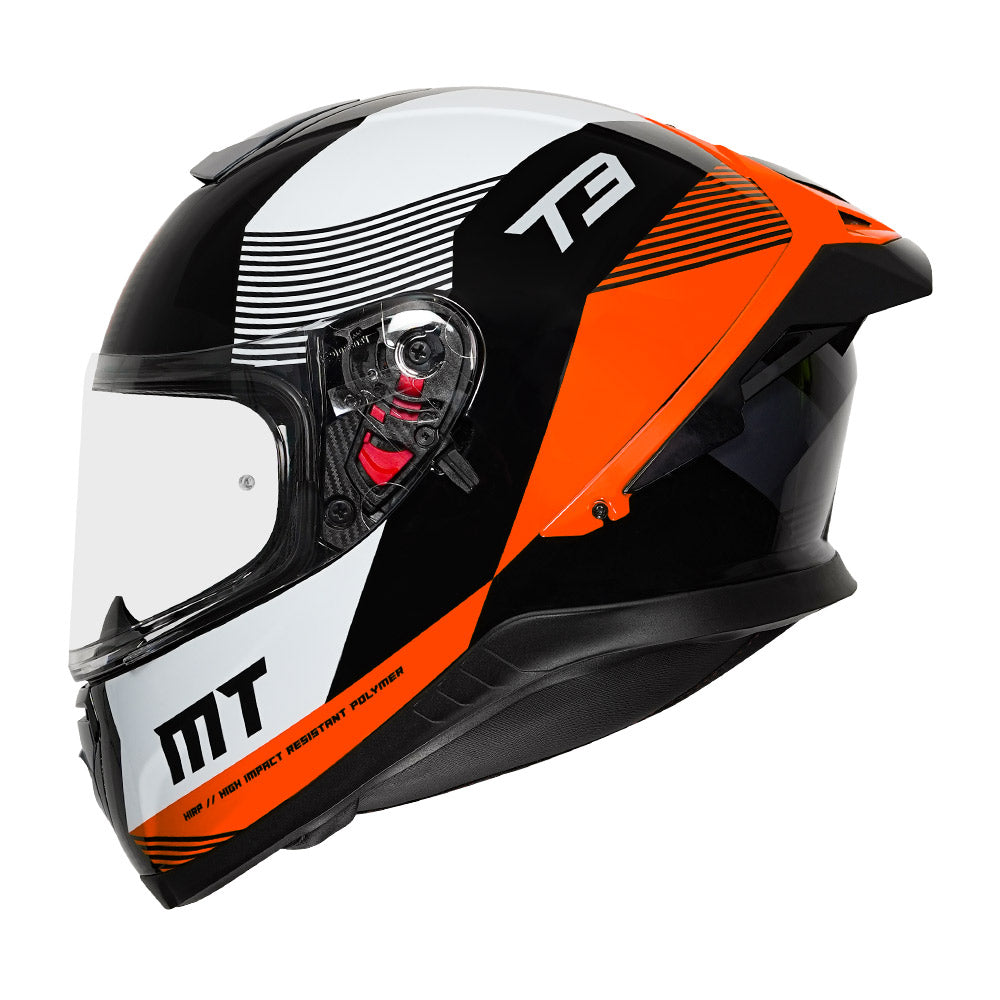 MT Thunder3 Pro Diversity Helmet orange side