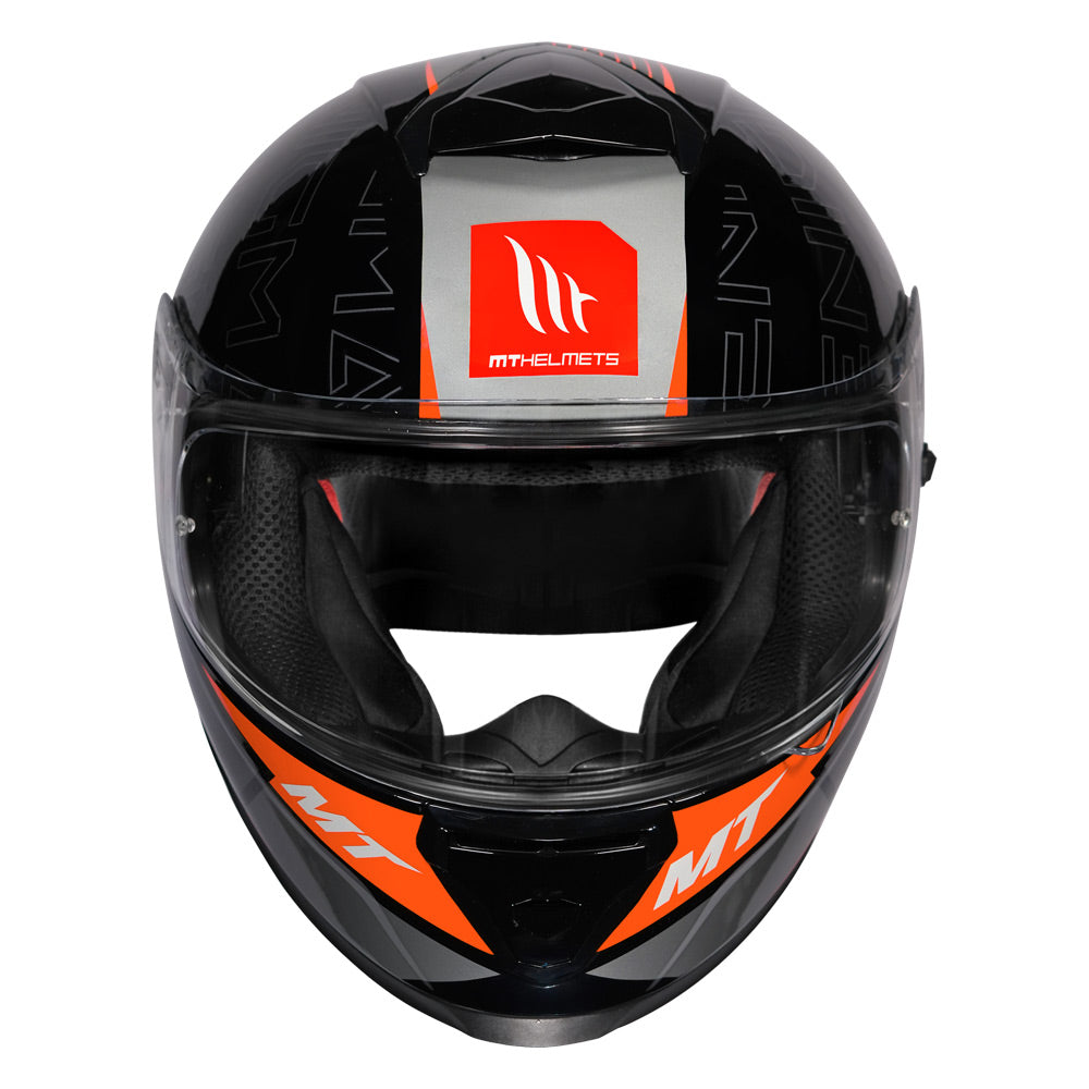 MT Thunder3 Pro Enigma Helmet orange front