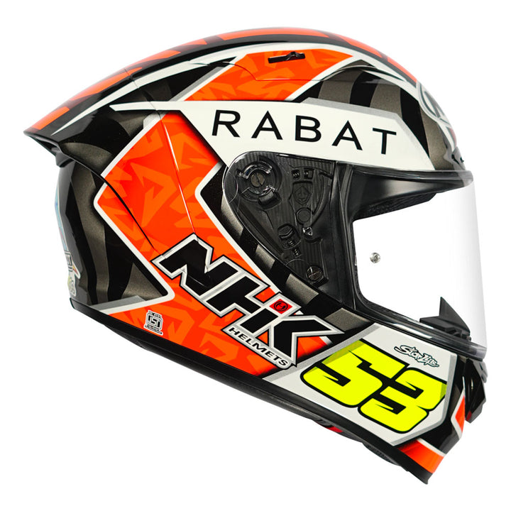 NHK GP R Tech Street Rabat Helmet orange