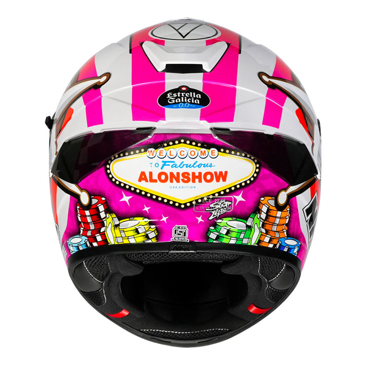 NHK K5R Alonso Helmet back