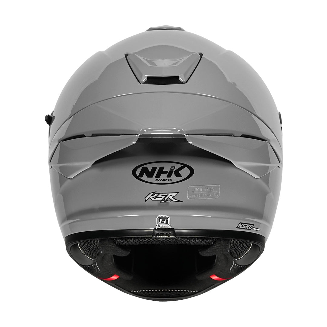 NHK K5R Dim Helmet grey back