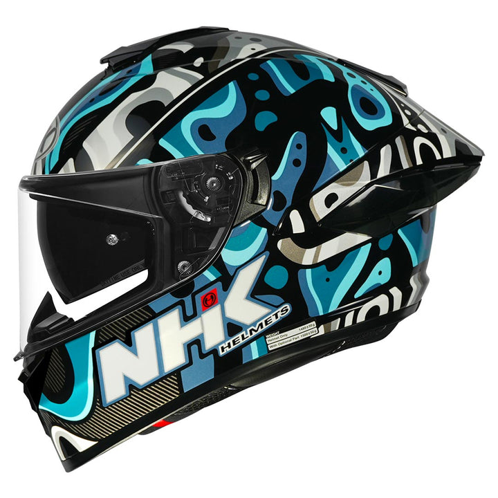 NHK K5R Nebula Helmet blue side