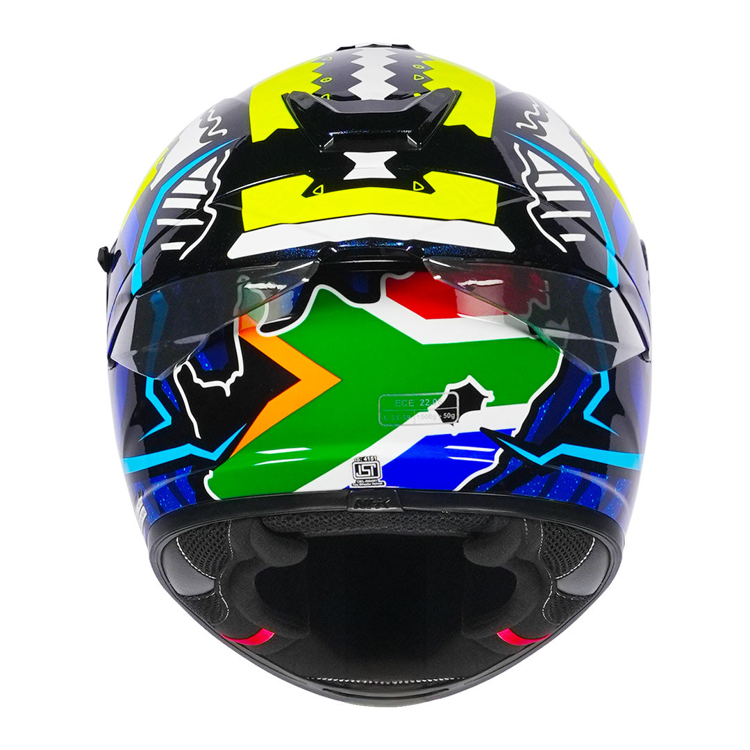 NHK K5R Robert Helmet blue back