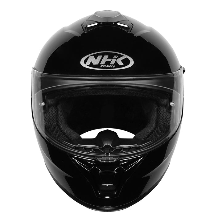 NHK K5R Solid Helmet Gloss Black front