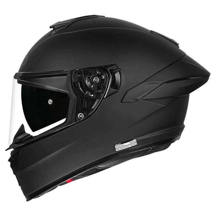 NHK K5R Solid Helmet Matt Black side