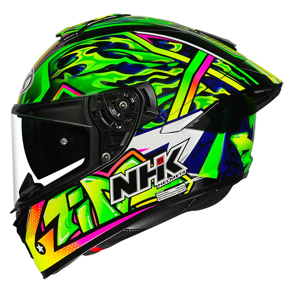 NHK K5R Timothee Helmet green side