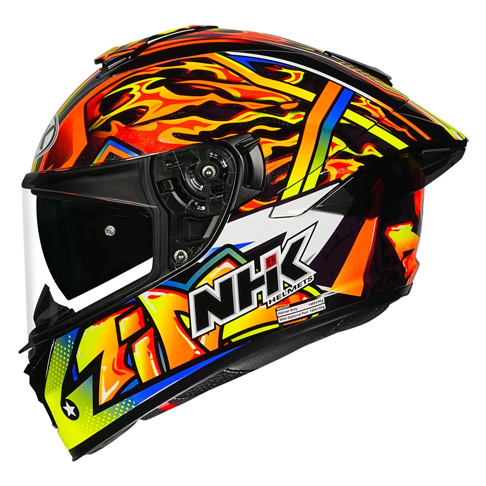 NHK K5R Timothee Helmet orange side