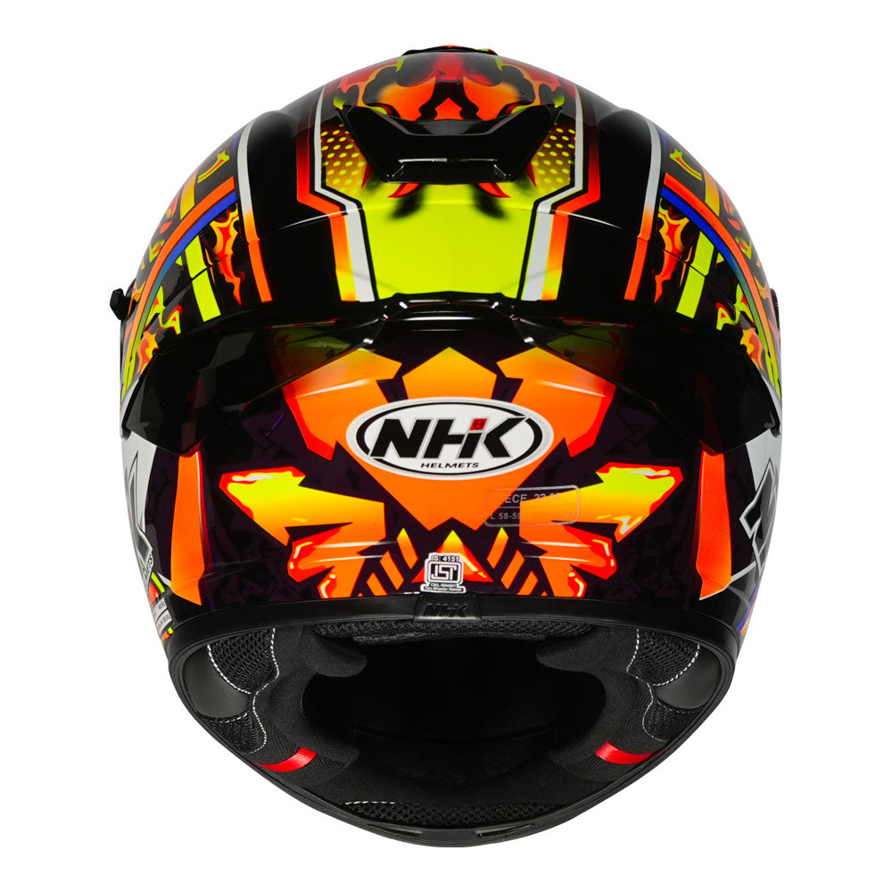 NHK K5R Timothee Helmet orange back