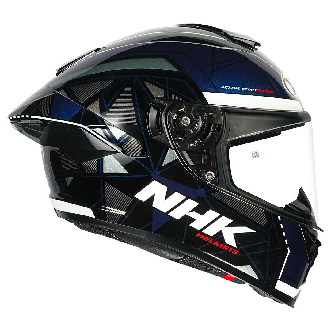 NHK K5R Triangle Helmet blue