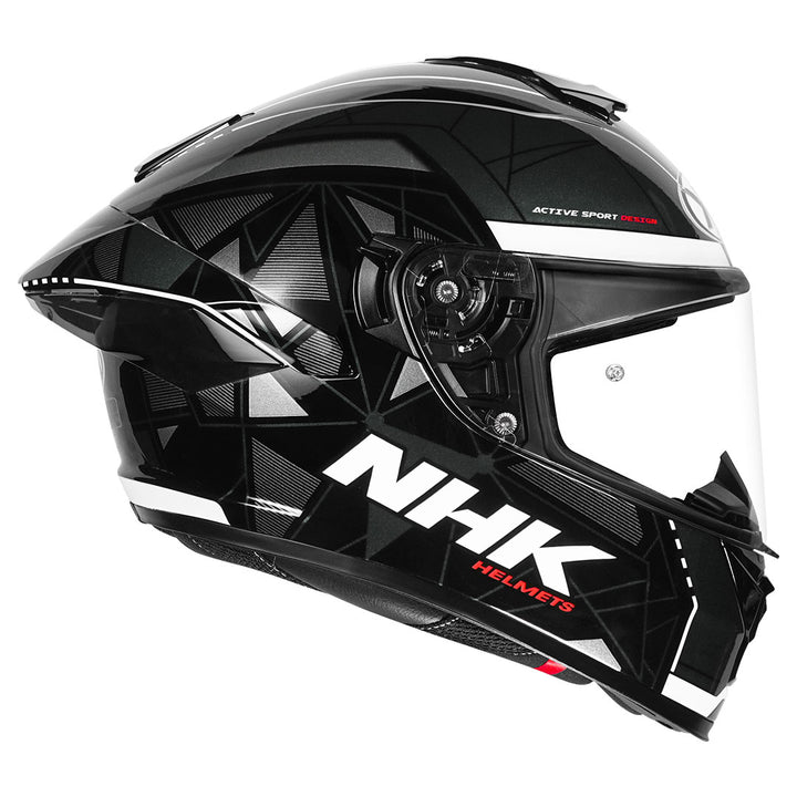 NHK K5R Triangle Helmet silver