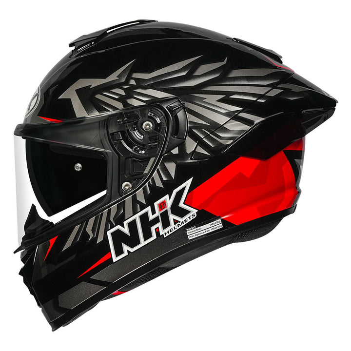 NHK K5R Wingstar Helmet red side