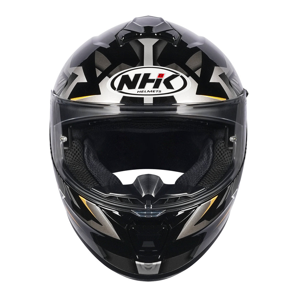 NHK K5R Wingstar Helmet gold front