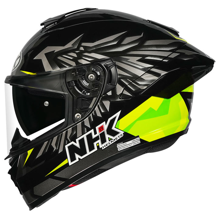 NHK K5R Wingstar Helmet yellow side