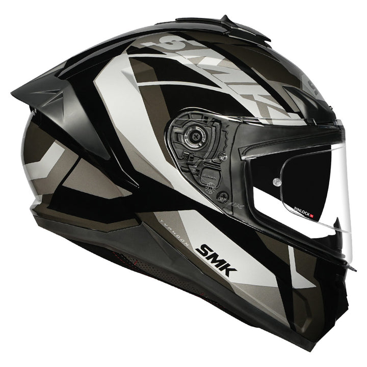 SMK Typhoon Style Helmet grey