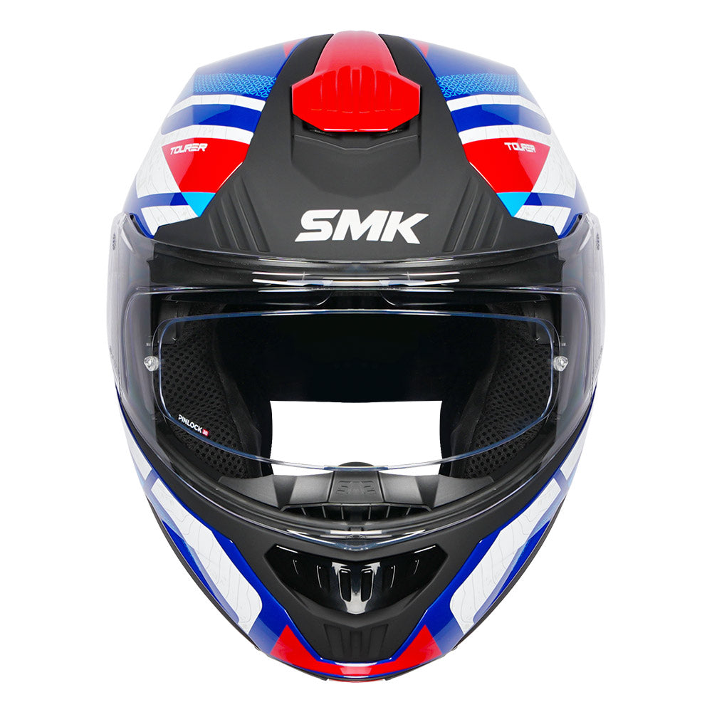 SMK Gullwing Navigator Modular Helmet blue front