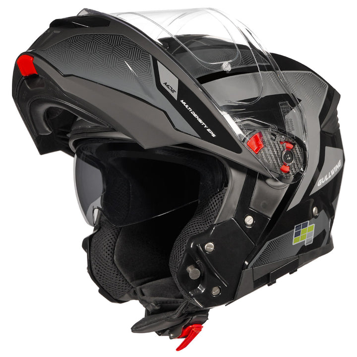 SMK Gullwing Sonic Modular Helmet Grey