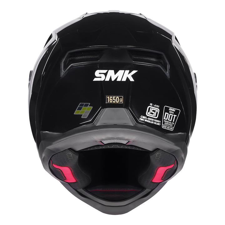 SMK Nova Solid Helmet back
