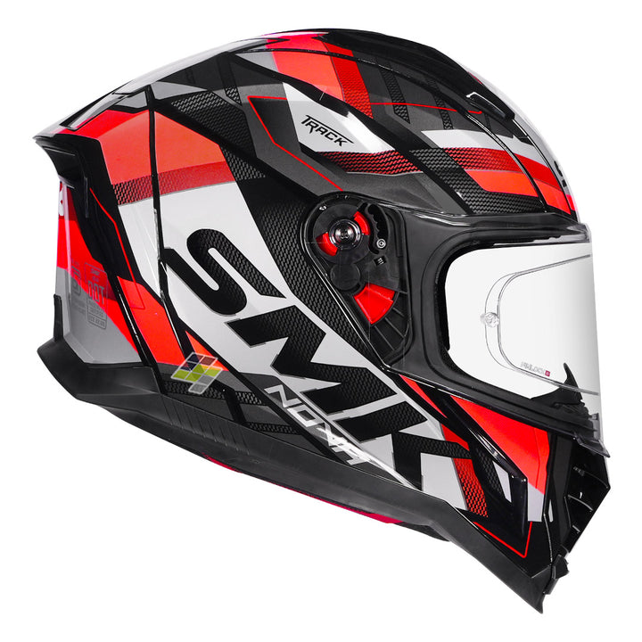 SMK Nova Track Helmet gloss red