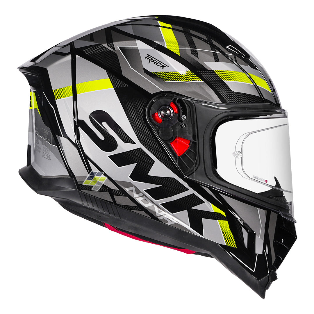 SMK Nova Track Helmet gloss yellow